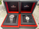 天梭（TISSOT）【官方授权店】手表 新款卡森臻我系列1853时尚商务石英情侣对表 月相白盘钢带 实拍图