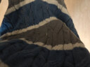 港蒂湾毛衣男冬季加厚港风复古麻花条纹圆领毛衣外套男宽松慵懒风情侣 蓝色 XL-135-155斤 实拍图