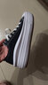 匡威（Converse）厚底鞋女鞋新款70S低帮帆布鞋松糕鞋云朵Move增高硫化鞋小个子 570256C 经典黑 37 /6.5 实拍图