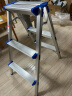 中创轻量专业家用人字梯加厚铝合金 三步梯凳0.8米 LHS-S-03 实拍图