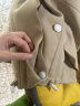 对白气质立领短款风衣外套女2024春装新款抽绳高级感通勤皮衣夹克 浅摩卡 L 晒单实拍图