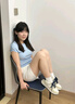 KAPPA卡帕女鞋厚底板鞋女2025夏季新款软底休闲运动鞋子女百搭小白鞋女 经典白/芭蕉绿 012C 39 实拍图