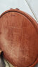 双枪（Suncha）红铁木家用圆形砧板菜板整木加厚切菜案板 铁木菜板￠38*3cm 实拍图
