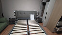 大海边智能床头柜卧室床头实木客厅简约带锁床边小户型轻奢置物收纳柜 【蓝牙音响+无线充+USB+灯】深灰 【新升级】全身实木款50*40*46cm 实拍图