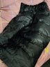 啄木鸟皮面羽绒服男士2022年新款潮流短款立领潮牌冬装加厚外套男冬季 黑色 XL 晒单实拍图