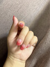 美甲贴片穿戴甲指甲贴中长款新娘显白可拆卸学生短款重复使用成品 波浪笑脸 24片 【短款】 实拍图