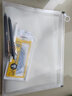 时忆考试专用文具袋透明考试袋笔袋中考高考考研文件袋塑料拉链袋学生准考证收纳袋防水拉边袋 A4+A5各一个 实拍图