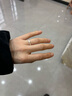 梵蒂苏999足银戒指女碎冰冰纯银对戒情侣高级感七夕情人节女友生日礼物 周长50mm【港码10号】碎碎冰戒指 三面款 情侣戒指 实拍图
