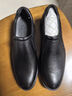 金利来男鞋商务皮鞋轻盈便捷线下同款鹿皮乐福鞋G202230314AAA黑色40 实拍图