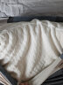 洁丽雅全棉A类枕套一对 纯棉枕头套枕芯套加厚枕头罩 浅咖蓝48*74cm 实拍图