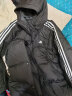 阿迪达斯（adidas）男女情侣装长款羽绒服冬季新款连帽厚运动服过膝保暖防风外套 黑色/情侣款/2025新款 XL 实拍图