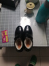 蜻蜓牌真皮羊毛棉皮鞋男冬季加绒保暖休闲高帮棉鞋防滑软底中老年爸爸鞋 黑色 40 实拍图