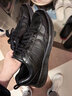 斯凯奇（Skechers）男鞋休闲皮鞋商务通勤黑色工作鞋简约百搭黑色运动板鞋210835 全黑色/BBK 43 实拍图