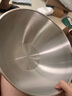 百畅304食品级不锈钢和面盆洗菜打蛋盆家用厨房凉拌沙拉料理盆直边盆 19cm不锈钢银色 无规格 实拍图