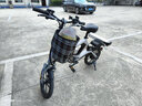 正步新国标折叠电动车小型电动自行车长续航新款电助力自行车成人电瓶车代步电车 50-60KM银黑色-汽车级电芯/送GPS 实拍图