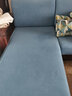 雅鹿家纺 纯色沙发套罩全包浴帽式四季通用型防猫抓弹力沙发笠坐垫套 云感棉水蓝【弹力防滑】 贵妃套宽90-120cm*长150-200cm 实拍图