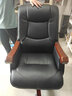 黎明 老板椅办公椅实木脚大班椅皮椅升降转椅电脑椅JSM-06 实拍图