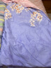 罗莱家纺100%纯棉床上四件套被套床单床上用品 紫1.8米床220*250cm 晒单实拍图