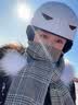 迈卡龙滑雪头盔雪镜一体雪盔单双板防撞男女成人保暖透气滑雪帽滑雪装备 K10白-单头盔 L码（适合头围53-58cm） 实拍图