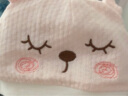 全棉时代婴儿帽子宝宝儿童纯棉帽子遮阳新生儿胎帽防风防晒帽 浅粉 36cm-38cm 实拍图