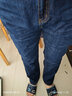 Prato Lee牛仔裤男休闲宽松潮流弹力男士宽松直筒大码秋冬裤子男裤直筒裤男 蓝色9131秋冬款 38 实拍图