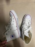 匡威（Converse）官方All Star经典帆布男女高帮休闲运动鞋白色101009 101009/白色 39 实拍图