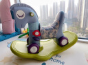 babycare儿童摇摇马五合一周岁礼物宝宝木马摇摇车玩具蒙因蓝含坐垫 实拍图