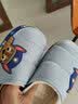 汪汪队立大功（PAW PATROL）汪汪队儿童棉鞋男童女童秋冬季防水防滑棉拖鞋宝宝毛毛拖鞋可外穿 3662棉鞋阿奇蓝色 34 /35#内长20cm #适合脚长19cm 实拍图