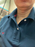七匹狼长袖t恤男固色简约秋季翻领纯棉polo保罗衫男装商务纯色打底衫 宝蓝-3.0升级纯棉固色 L 170/88A(L) 实拍图