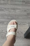 回力凉鞋女款2025新款夏季外穿休闲百搭厚底小香风沙滩运动凉鞋女 米色【时尚百搭】 38 实拍图