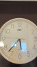 康巴丝（Compas）挂钟客厅 简约石英钟表挂墙时钟挂表 C2855-1 白色 26cm 实拍图