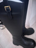 热风（hotwind)长筒靴女冬季女士厚底增高复古休闲显瘦高筒骑士靴子 实拍图
