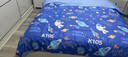 水星家纺三/四件套纯棉100%纯棉三/四件套被套枕套儿童学生宿舍套件 欢乐太空【星空系列/婴幼儿A类】 床单款 （被套150*210cm） 实拍图