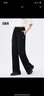 Semir森马【裤福袋】裤女肌理个性慵懒风女裤夏季显瘦裤子 F款【开叉垂感】-黑色 L 实拍图