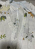 全棉时代纯棉新生婴儿连体衣服新款抗菌纱布宝宝春夏满月服和袍 云中游乐园【四季款】 66cm （3-6个月） 实拍图