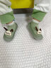 蒂乐宝宝地板鞋婴幼儿学步鞋室内防滑软底鞋子春秋四季季天男女童鞋袜 沁晨绿 18-24个月（鞋内长13.5cm） 实拍图