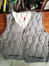 皮尔卡丹冬季羽绒马甲女加绒新款轻薄修身内外穿V领保暖贴身背心 浅灰色 浅灰色 款式偏小 L 建议95-105斤 实拍图