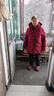 雅鹿羽绒服女可脱卸帽秋冬新款中年老年50岁奶奶羽绒冬装XWJ 酒红 6XL 195（建议170-195斤） 实拍图