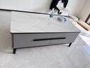 梓屋 茶几电视柜组合简约可伸缩加厚岩板储物茶几电视柜801#1.2米茶几 实拍图