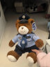 蜀黍家警察小熊公仔交警小熊警官玩偶骑行服制服警熊公仔毛绒娃娃 晒单实拍图