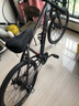 兰令 山地自行车成年人男女变速油碟刹减震前叉越野骑行代步赛车 27速-消光灰【铝架+线碟+减震前叉】 24英寸(150-170cm身高) 实拍图