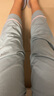 芬腾 睡衣女纯棉学生季简约纯色长袖长裤翻领全棉开衫家居服套装 浅兰 L 实拍图