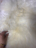 鲁惠家纺 欧式羊毛沙发垫子 皮毛一体座垫冬季毛绒整羊皮坐垫飘窗客厅地毯 澳毛 原白色（毛长6-7厘米） 50*50 实拍图