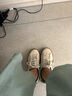 彪马（PUMA）【厚底鞋】增高小白鞋松糕鞋女子休闲板鞋PLATFORM363559 杏仁糖色-深绿色-金色-13 36 实拍图