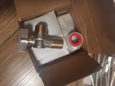 老铜匠304不锈钢波纹管4分金属防爆软管热水器专用进水管冷热高压 红蓝球阀1对 实拍图