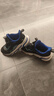 安踏儿童运动鞋男女童跑步鞋秋冬季网革旋钮扣犟弹科技学生赤焰跑鞋 【男革面】黑/蓝/绿5523N-2 34 脚长约21.5cm 实拍图