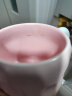 onlycook创意可爱陶瓷马克杯带盖勺高颜值少女花朵喝水杯套装杯子 粉色/个 晒单实拍图