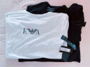 阿玛尼（ARMANI） 男装短袖t恤男士时尚休闲修身薄款微弹短袖T恤两件装 混色 S(推荐体重110-130斤） 实拍图