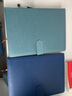 嘉然恒 A4大本子360页加厚笔记本本子文具硬皮面搭扣大号记事本大学生考研用本商务会议记录本定制 蓝色 实拍图
