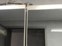 凯蒂芙（KAIDIFU）陶瓷一体盆套装太空铝合金蜂窝铝洗脸盆柜奶油简约悬挂全铝洗漱台 91cm【智能全面镜柜】F201 陶瓷一体盆 实拍图
